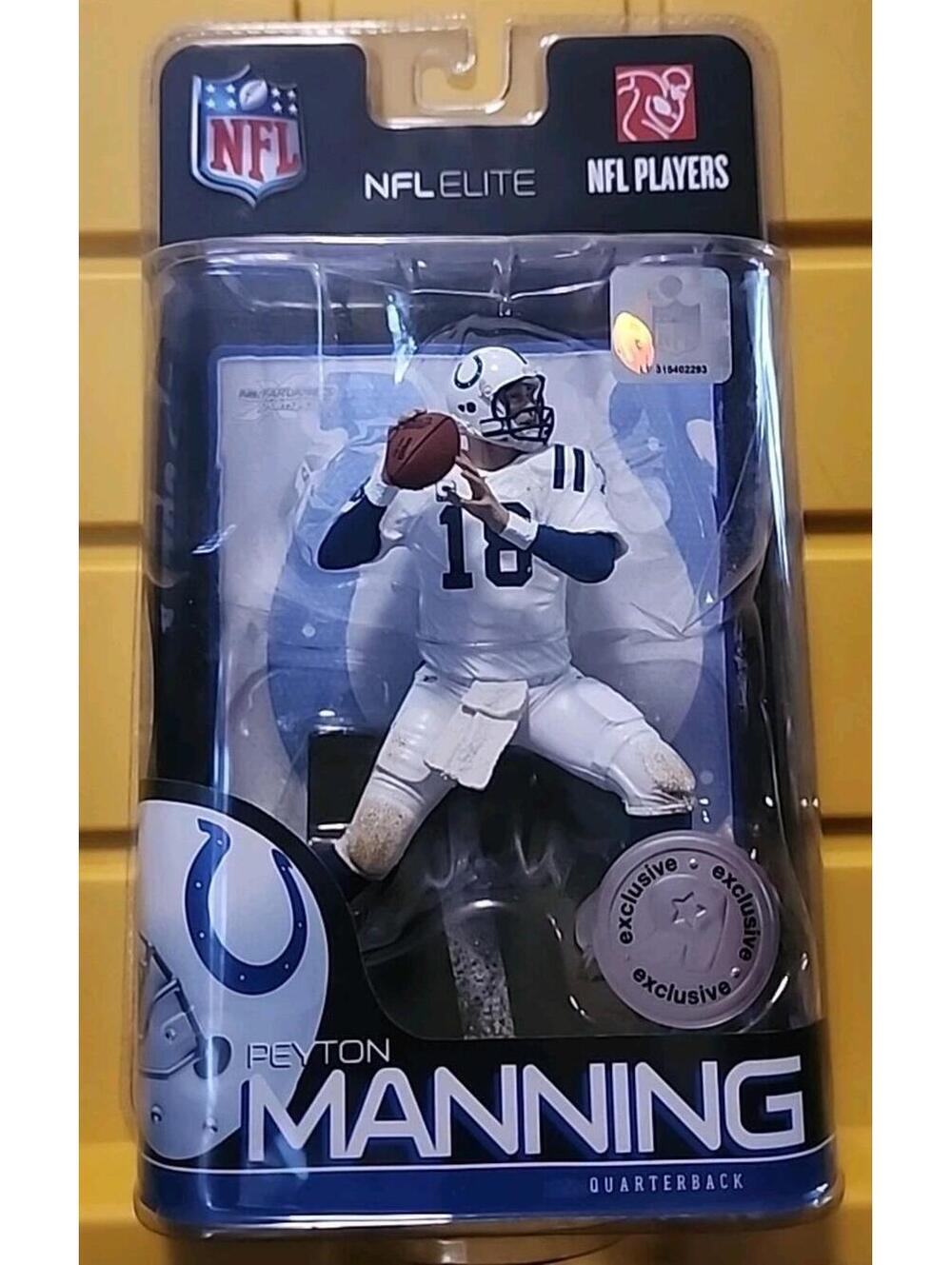 McFarlane Peyton Manning Figure NFL Colts Player Toys R Us Exclusive Player